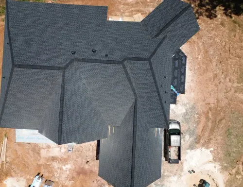 Professional roofing team completing a quality roof installation in Dunwoody, GA